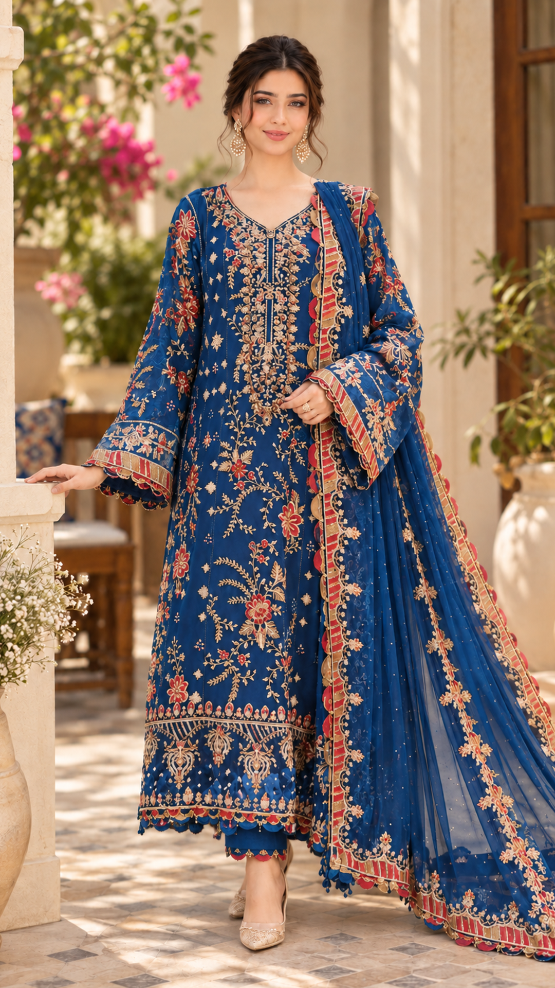 Emroz Premium Embroidered Viscose