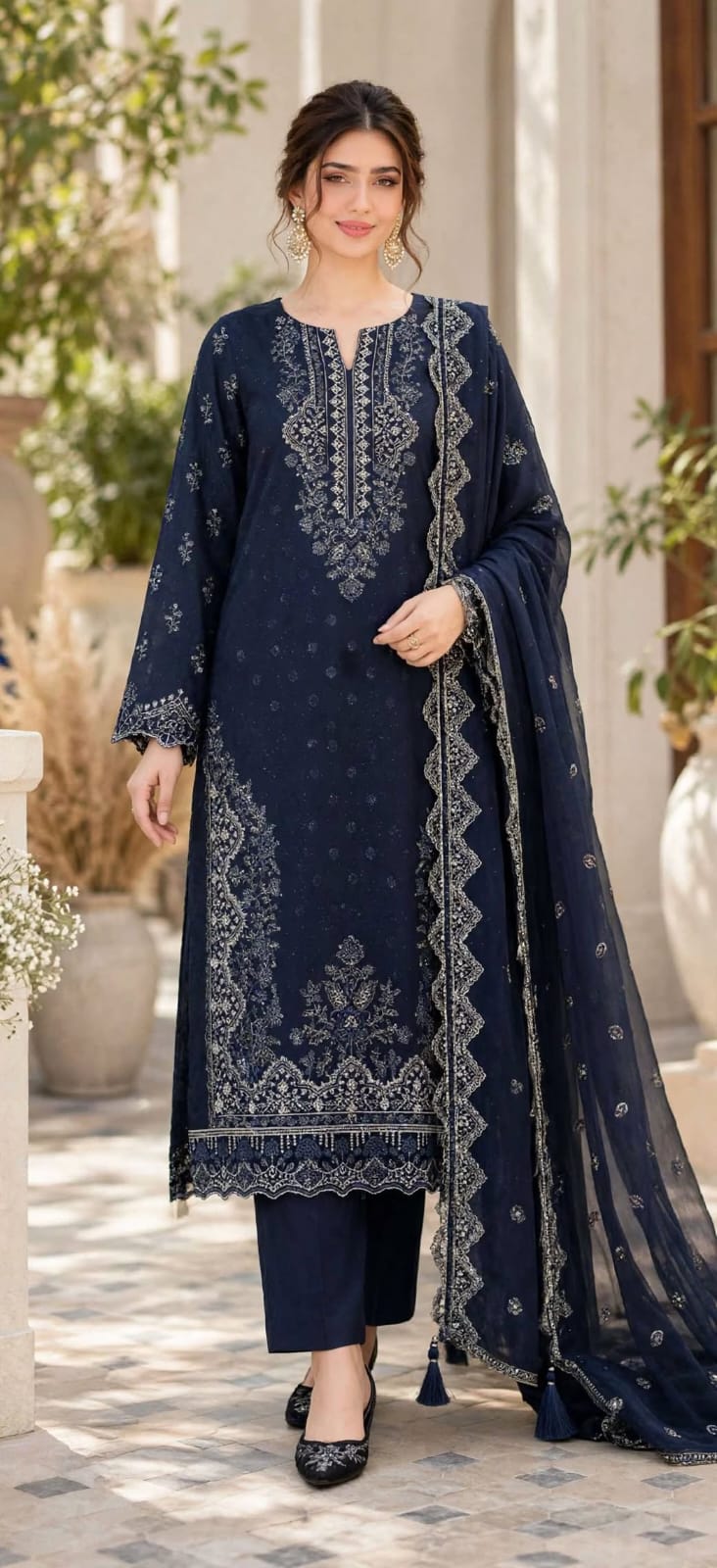Emroz Chamki Winter Embroidered 3-Piece