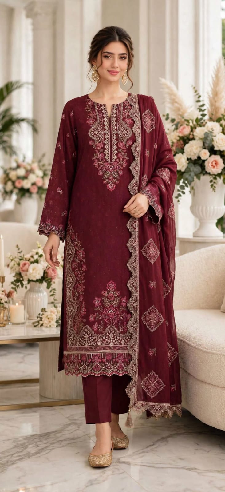 Emroz Chamki Winter Embroidered 3-Piece
