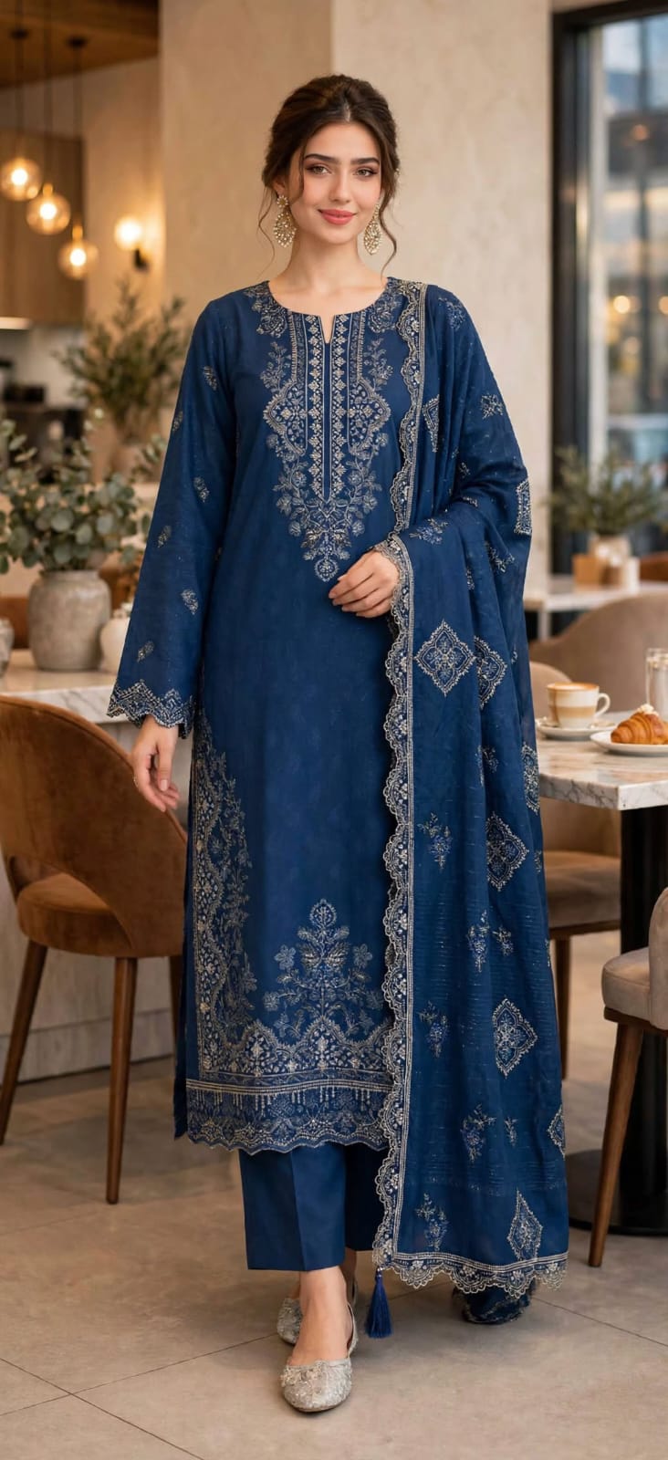 Emroz Chamki Winter Embroidered 3-Piece