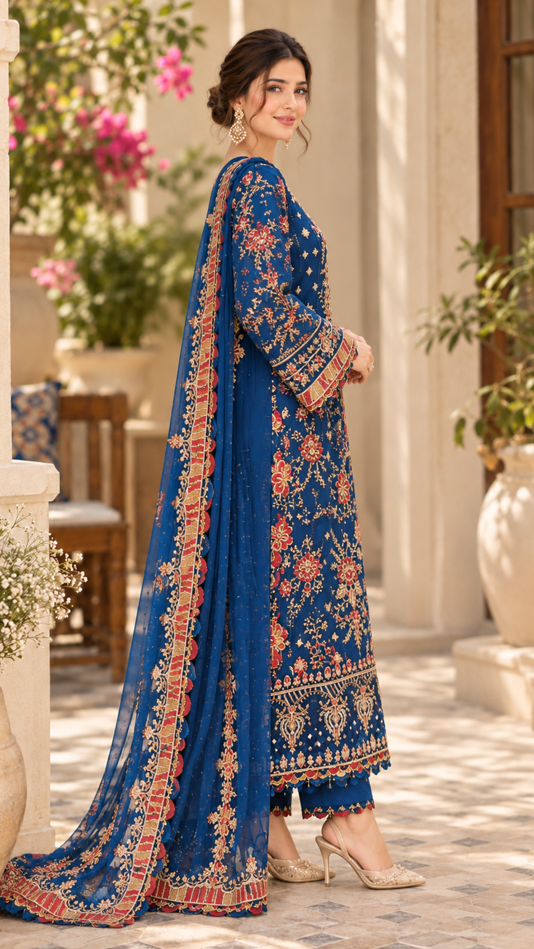 Emroz Premium Embroidered Viscose